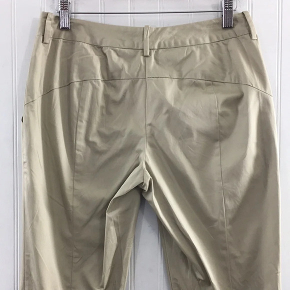 Thakoon Addition Skinny Patchwork Pants Womens 0 Tan Blue Colorblock Denim - Picture 5 of 12